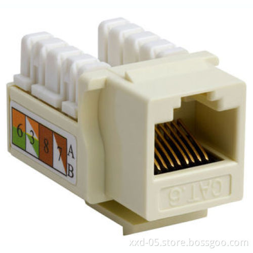 High Performance 10GB FTP RJ45 8p8c Zinc Alloy Cat 6a Keystone JackNew